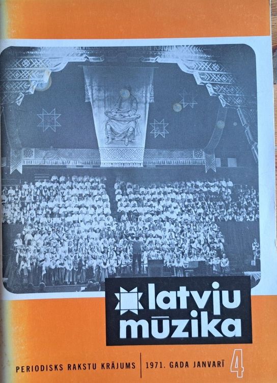 Latvju mūzika 1971 Nr. 4