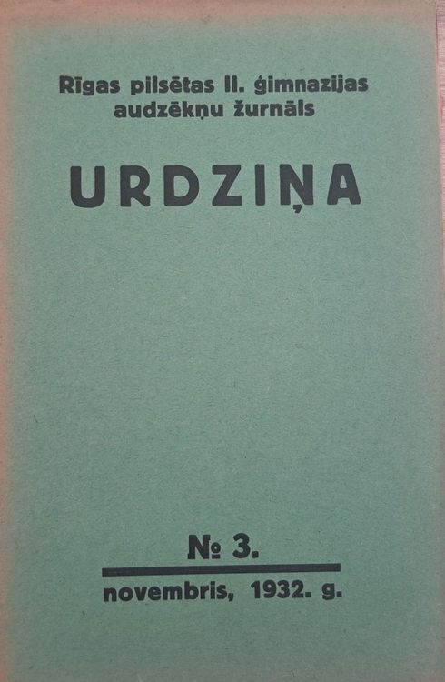 Urdziņa Nr. 3 1932