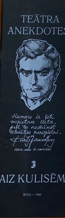 Teātra anekdotes “Aiz kulisēm” 3