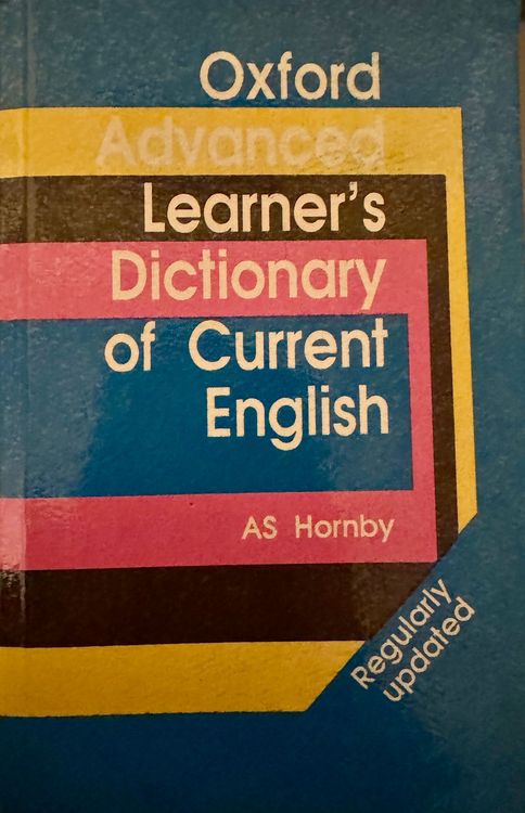 Oxford Advanced Learner’s Dictionary of Current English