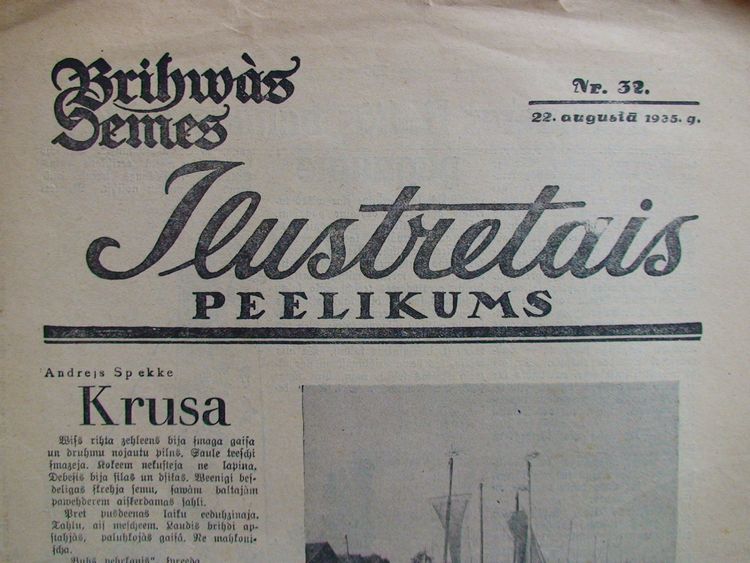Brīwās Zemes Ilustretais Pielikums. 1935 g. Nr.32