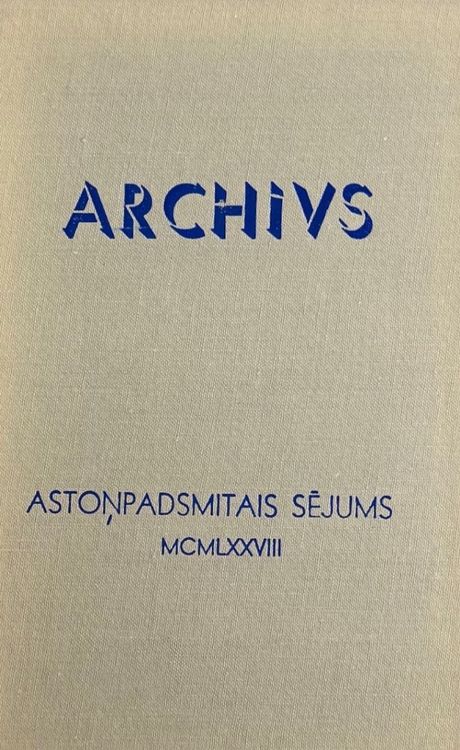 Archivs XVIII