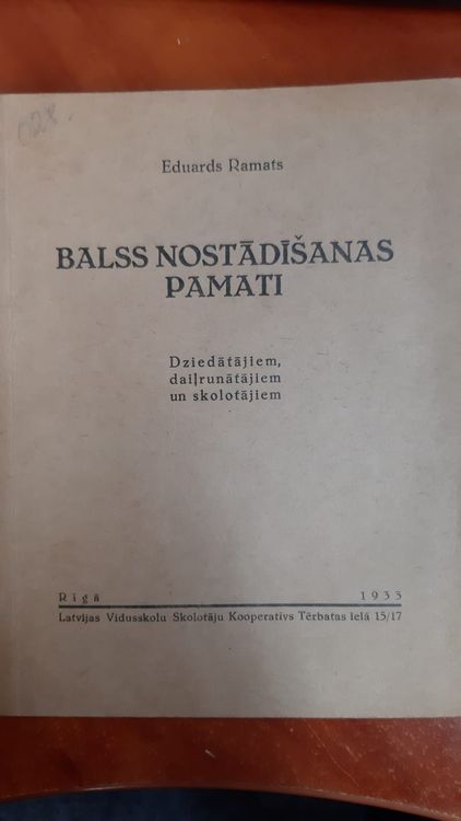 Balss nostādīšanas pamati