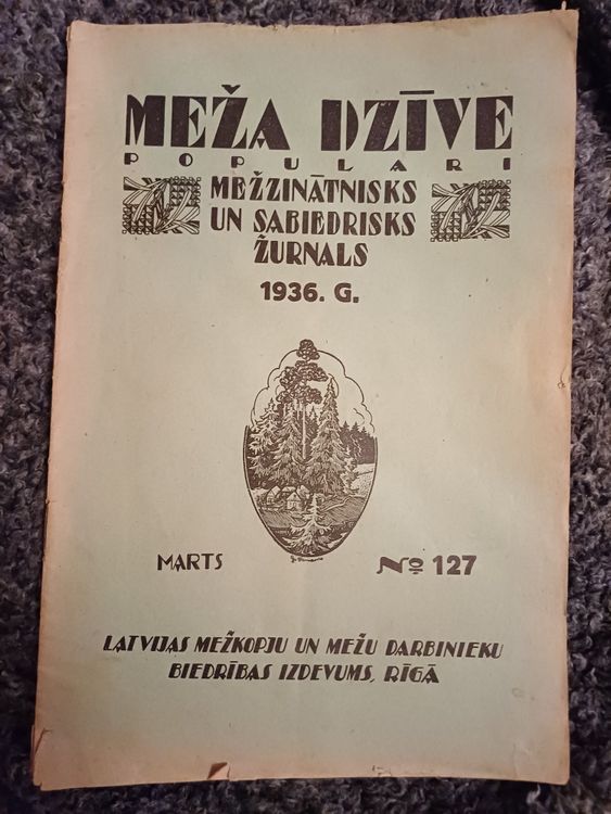 MEŽA DZĪVE 1936.g.marts