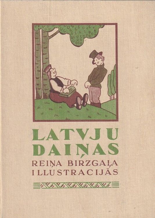 Latvju dainas Reiņa Birzgaļa ilustrācijās