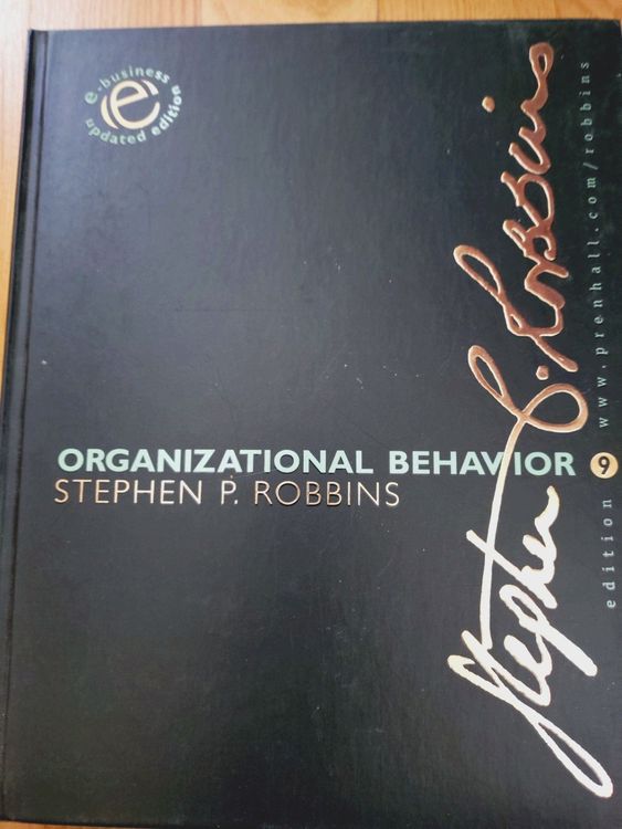 Organizational Behavior