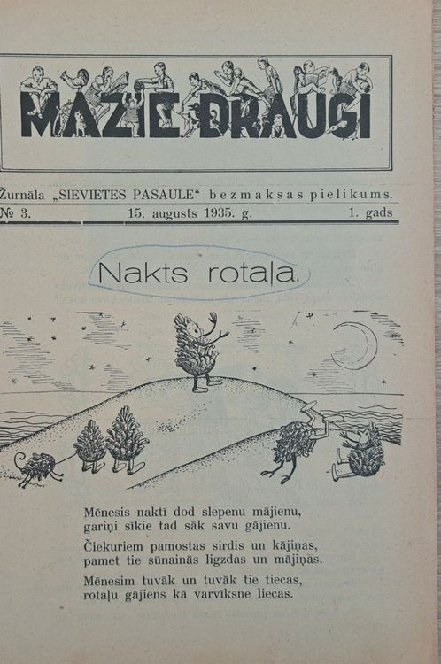Mazie draugi 15/08/1935