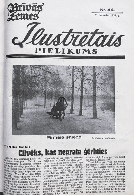 "Brīvās zemes" ilustrētais pielikums 1936.g./1937.g