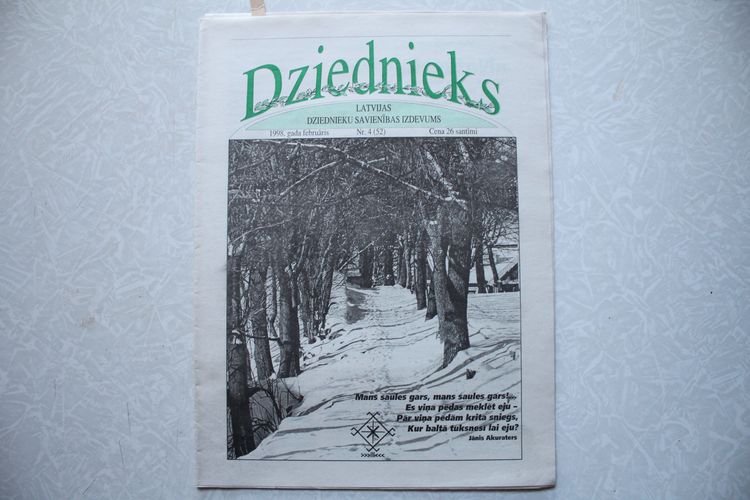 Dziednieks. 1998g. Nr. 4(52).