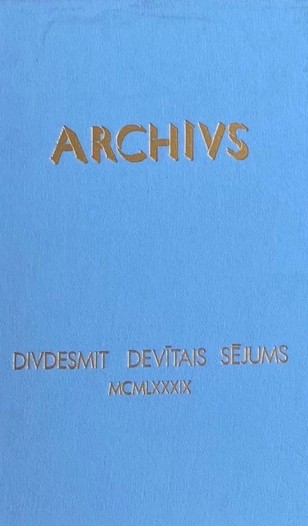 Archivs XXIX