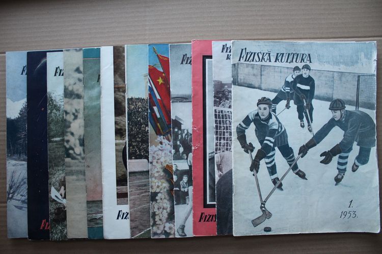 Fiziskā Kultūra. 1953g. Nr. 1-12. (pilns gadagājums).