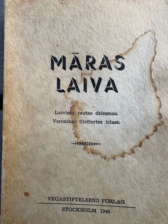 Māras laiva Latviešu tautas dziesmas