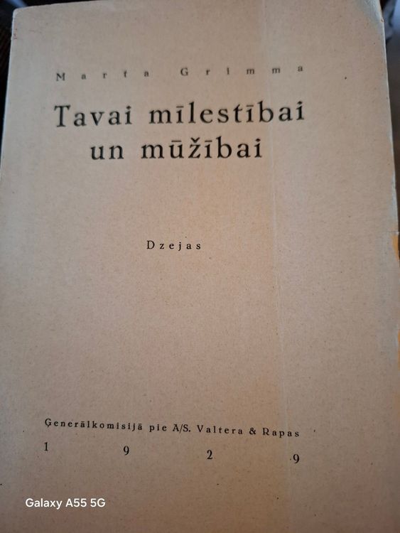 Tavai mīlestībai un mūžībai