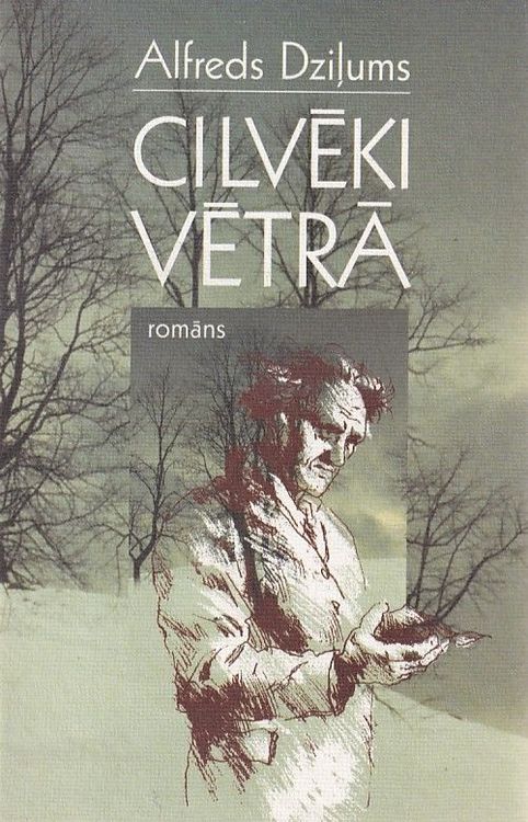Cilvēki vētrā