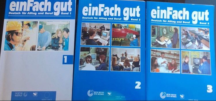 Trīs Einfach gut grāmatas – 1., 2. un 3. daļa 