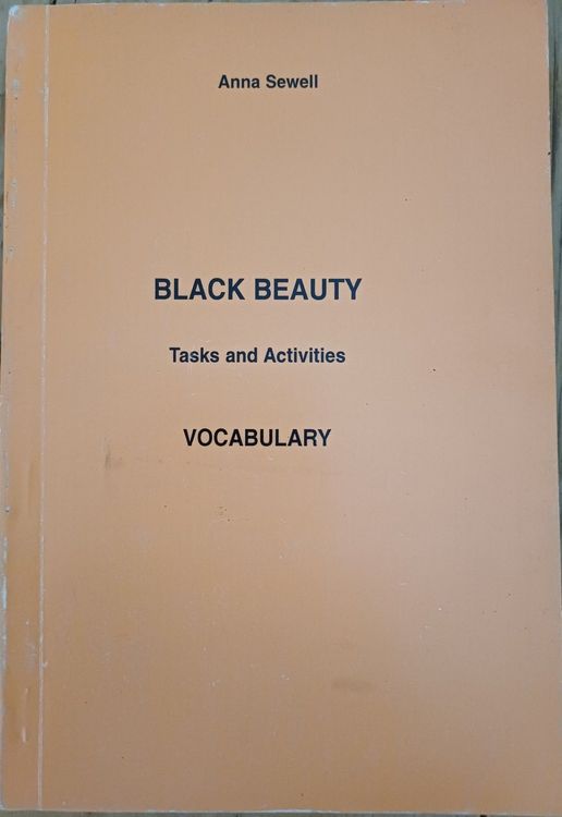 BLACK BEAUTY / TASKS AND ACTIVITIES / VOCABULARY