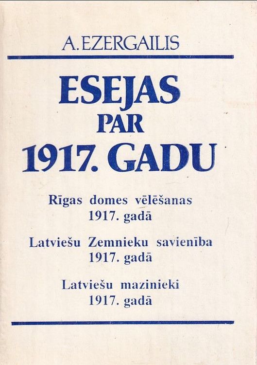 Esejas par 1917.gadu