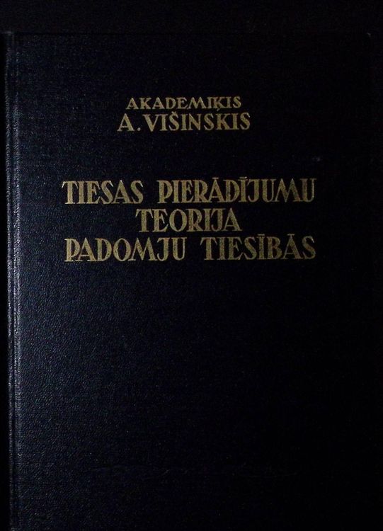 Tiesas pierādījumu teorija padomju tiesībās
