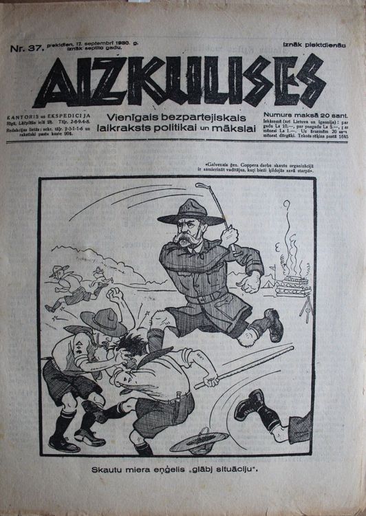 Aizkulises.  1930 g. Nr.  37