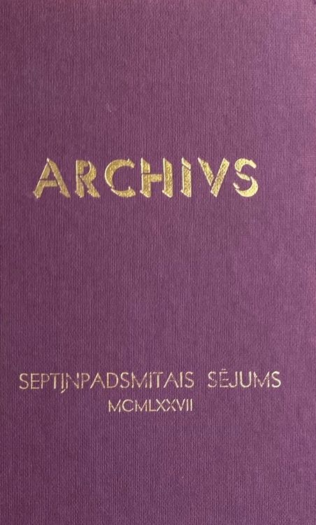 Archivs XVII