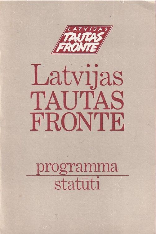 Latvijas Tautas frontes Programma