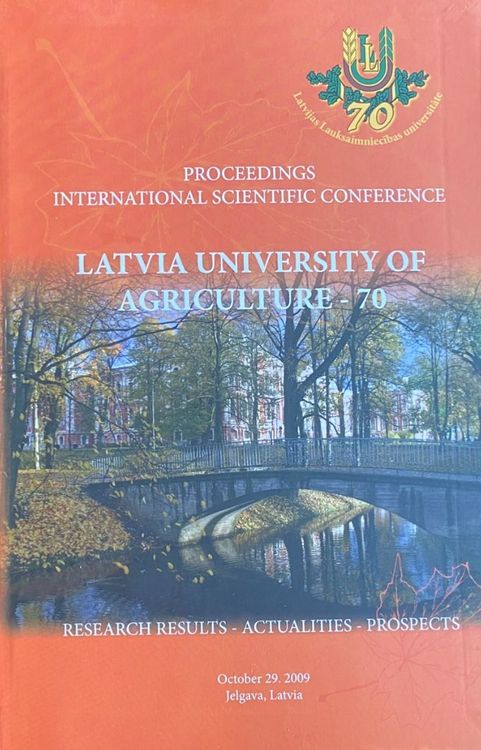 Latvia University of Agriculture 70