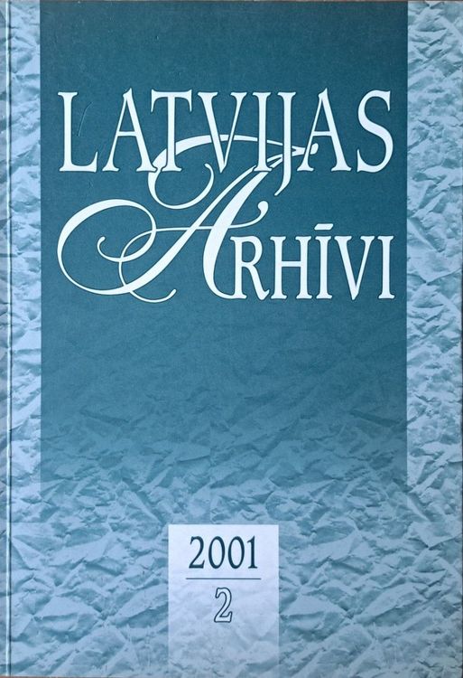 Latvijas Arhīvi Nr. 2 2001