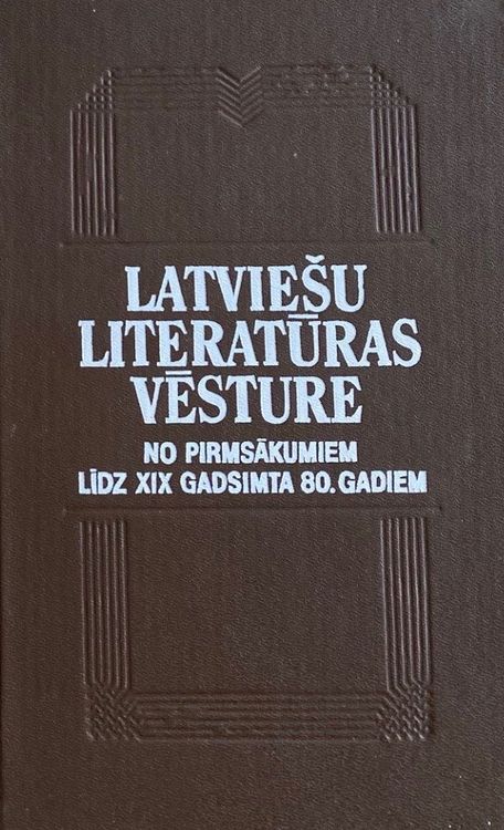 Latviešu literatūras vēsture
