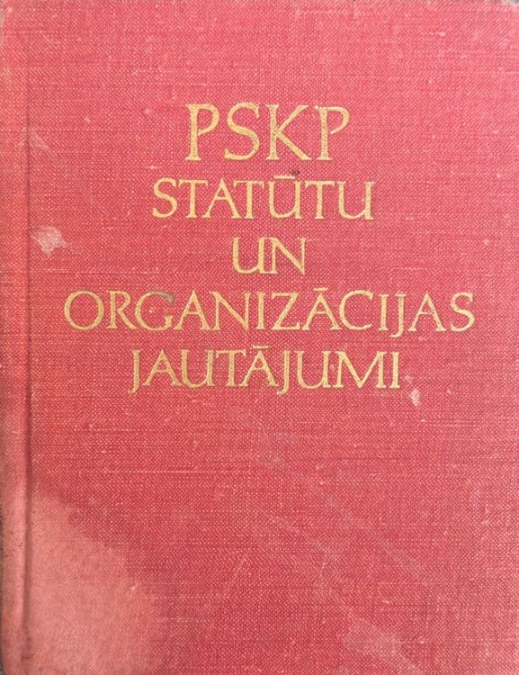 PSKP statūtu un organizāciju jautājumi