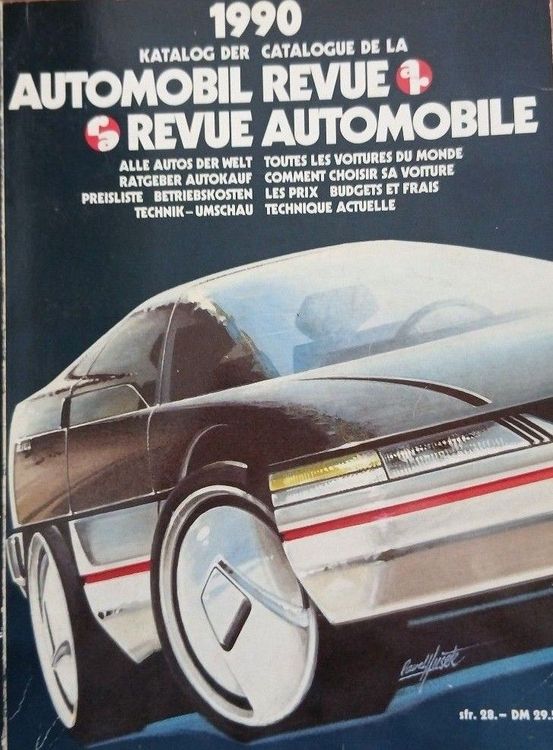 Katalog der Automobil Revue 1990