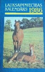 Lauksaimniecības kalendārs 1986