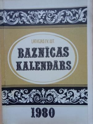 Baznīcas kalendārs 1980