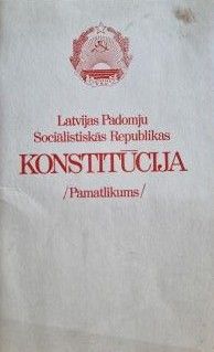Latvijas Padomju Socālistiskās Republikas Konstitūcija