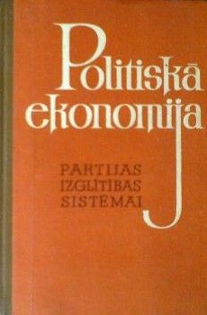 Politiskā ekonomija partijas izglītības sistēmai
