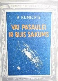 Vai pasaulei ir bijis sākums