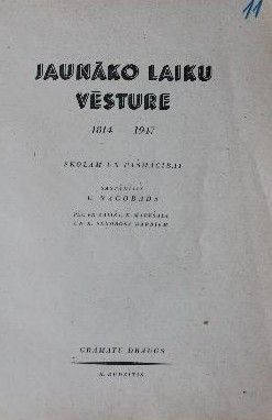 Jaunāko laiku vēsture 1814-1947