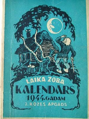 Laika zoba kalendars 1944. gadam