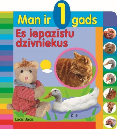 Man ir 1 gads. Es iepazīstu dzīvniekus