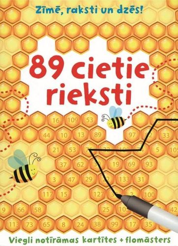 89 cietie rieksti. Zīmē, raksti un dzēs!