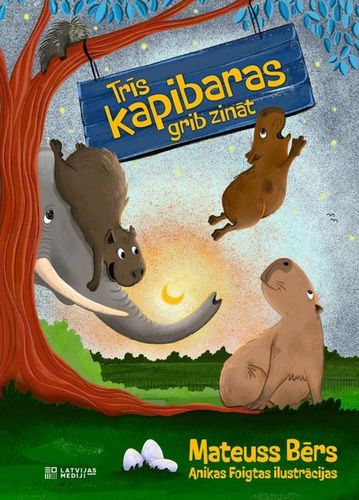 Trīs kapibaras grib zināt