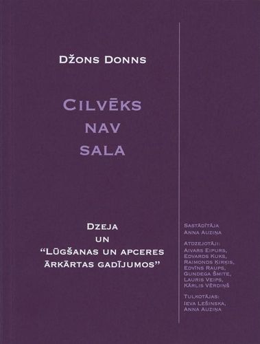 Cilvēks nav sala. Dzeja un "Lūgšanas un apceres ārkārtas gadījumos"