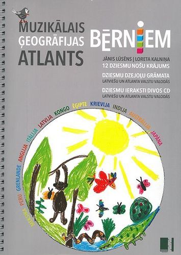 Muzikālais ģeogrāfijas atlants bērniem + 2 CD