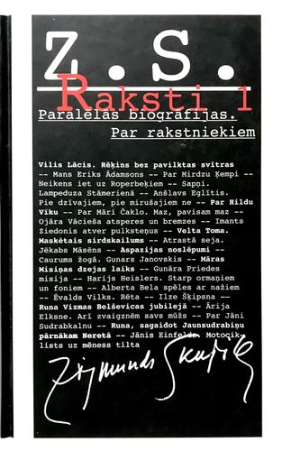 Paralēlās biogrāfijas .Rakstu 1.sējums  Par rakstniekiem
