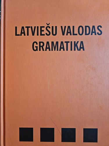 Latviešu valodas gramatika