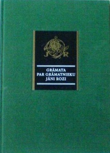 Grāmata par grāmatnieku Jāni Rozi