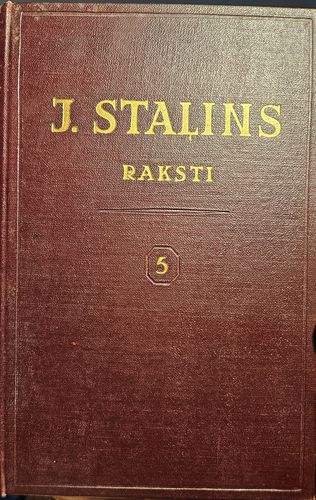 Staļina RAKSTI, 5.sējums, 1921-1923