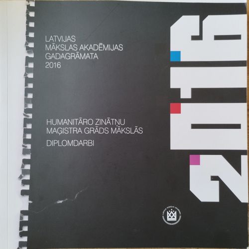 Latvijas Mākslas akadēmijas gadagrāmata 2016. 