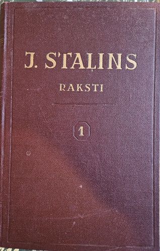 J.Staļins RAKSTI 1.sējums 1901-1907