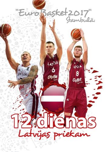 Eurobasket 2017 Stambulā: 12 dienas Latvijas priekam
