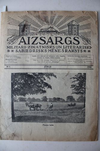 Aizsargs. 1930 g. Nr.  6